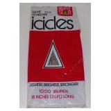 Vintage 1978 Brite Star Icicles 1000 Strand New