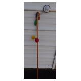 Over the Hill Cane w/ Horn, Mirror and Coin Purse
