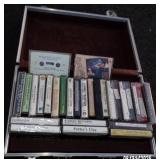 Vintage Cassettes Tapes Lot w/ Case - Stanley