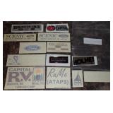 Car Auto Dealer Thermal Decal Sticker Emblem Lot