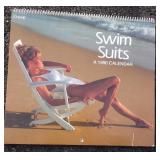 Vintage 1990 Swimsuits Calendar by Cleo