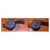 Lot of 2 Vintage Dragnet Jack Webb Official Black