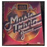 Vintage 1984 Solid Gold Music Trivia Board Game -