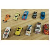 Lot of vintage toy race cars
