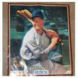 Vintage Lou Gehrig Store Display Busch Beer