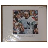 Vintage Yogi Berra New York Yankees Poster