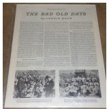 The Bad Old Days by Connie Mack