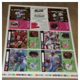 RARE 1993 Action Packed Football Prototype Uncut