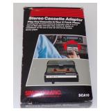 NEW Vintage Sparkomatic Stereo Cassette Adaptor