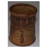 Handmade Pottery Ugly Face Coffee Mug Cup w/ Nose