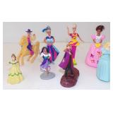 Lot of Barbie and Disney Princess Action Figures