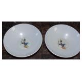(2) Vintage Sun Valley Melmac Donald Duck
