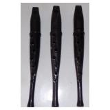 (3) Vintage Conn Song Flute Recorders