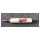 Wooden Rolling Pin - Hand Painted Apple Theme