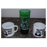 (2) Vintage Federal Dow Badische Bad Guy Coffee