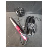 Curling wand, hairdryer attachment, hair