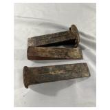 Lot of Log Splitting Wedges