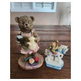 Cherished Teddies April Birthday Angel Bear