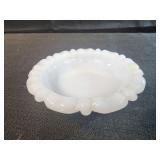 Anchor Hocking milk glass ashtray. 4"