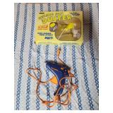 Ceiling fan duster in box, hot glue gun