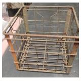 Metal milk crate 13 x 11 x 13