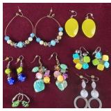 Group of Colorful earrings