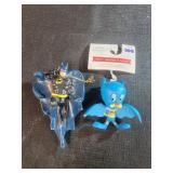Batman ornament and hallmark tweety disguised as