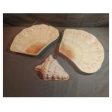 Sea shell trinket trays and wall decor