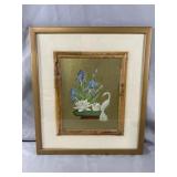 Gold Leaf Oriental by Vincent Framed Picture
