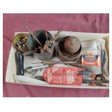 Nails, bolts, anti-freeze tester and more......