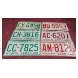 1996-2001 NC Commercial license plates