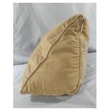 Vintage wedge pillow with washable cover