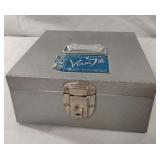 Metal lock box. No key