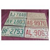 1984-1989 NC Commercial license plates
