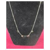 .925 golden plated "MAMA" necklace.  Marked 925