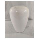 Ceramic ivory colored vase