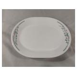 Corelle oval serving plate in the Rosemarie