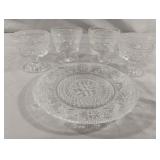 Vintage Anchor Hocking Wexford Clear Glass