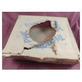 Solid red coated wire. Not a full box