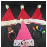 Santa Hats and Holiday Headbands