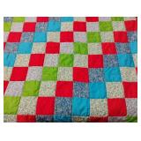 Handmade quilt 84 x 82