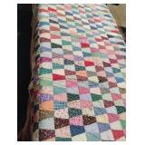 Handmade quilt 76 x 62
