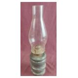 Marble base oil lamp