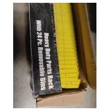 Heavy Duty Parts Rack With 24 pc. Removable Bins