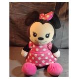 Minnie Mouse weighted plush toy. 16" tall