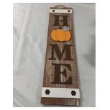 HOME wood sign 23.5 x 6