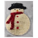 Snowman wall decor. 18 x 12