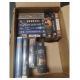 Vintage VHS cassette tapes