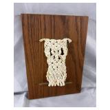 Folk Art Macrame Owl