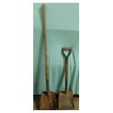 Flat head shovels